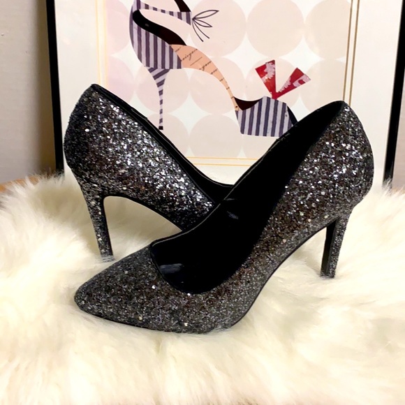 Forever 21 Glitter Heels - Picture 2 of 7